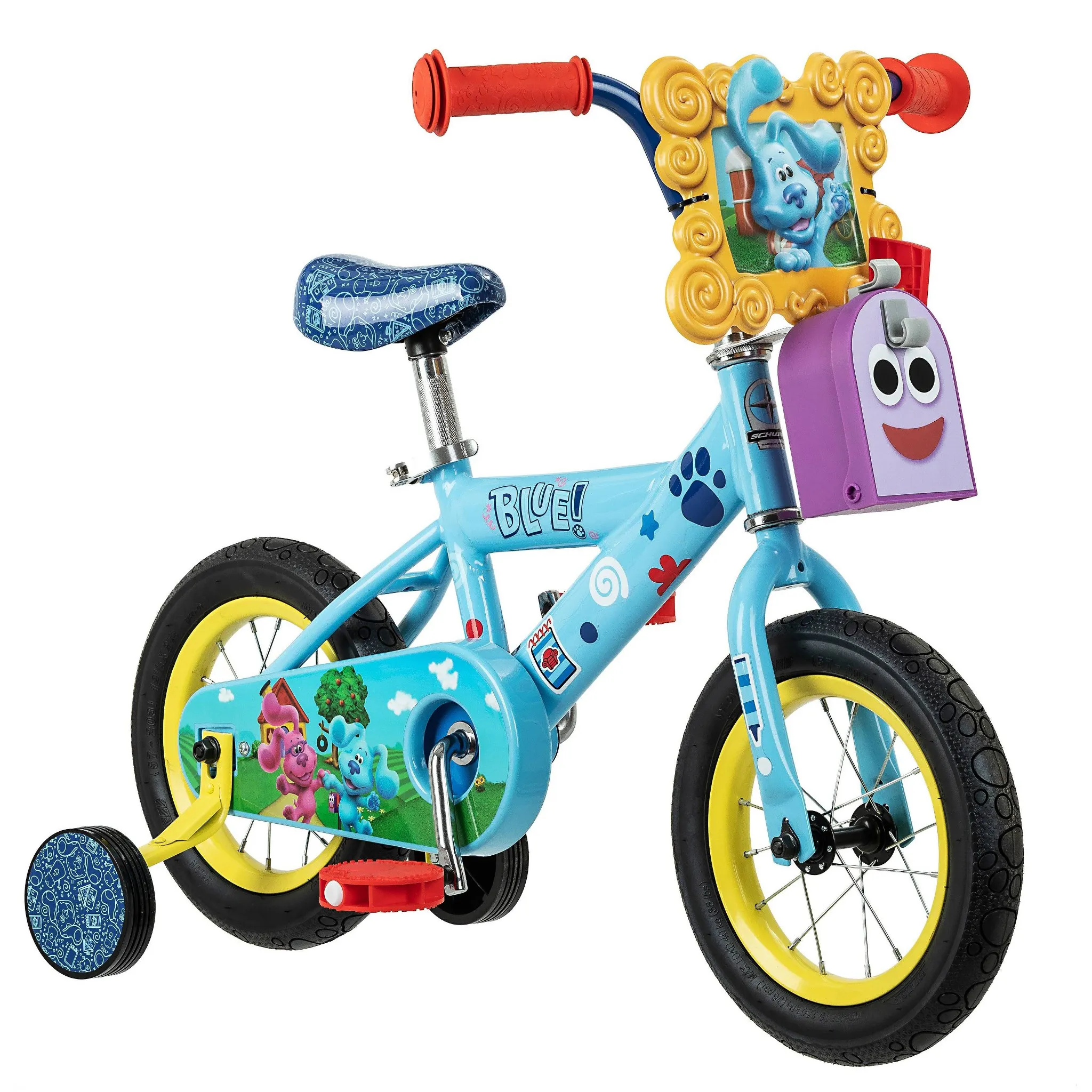 Blue's Clues & You! Kids Bike w/ Removable Training Wheels - Blue - Image 2