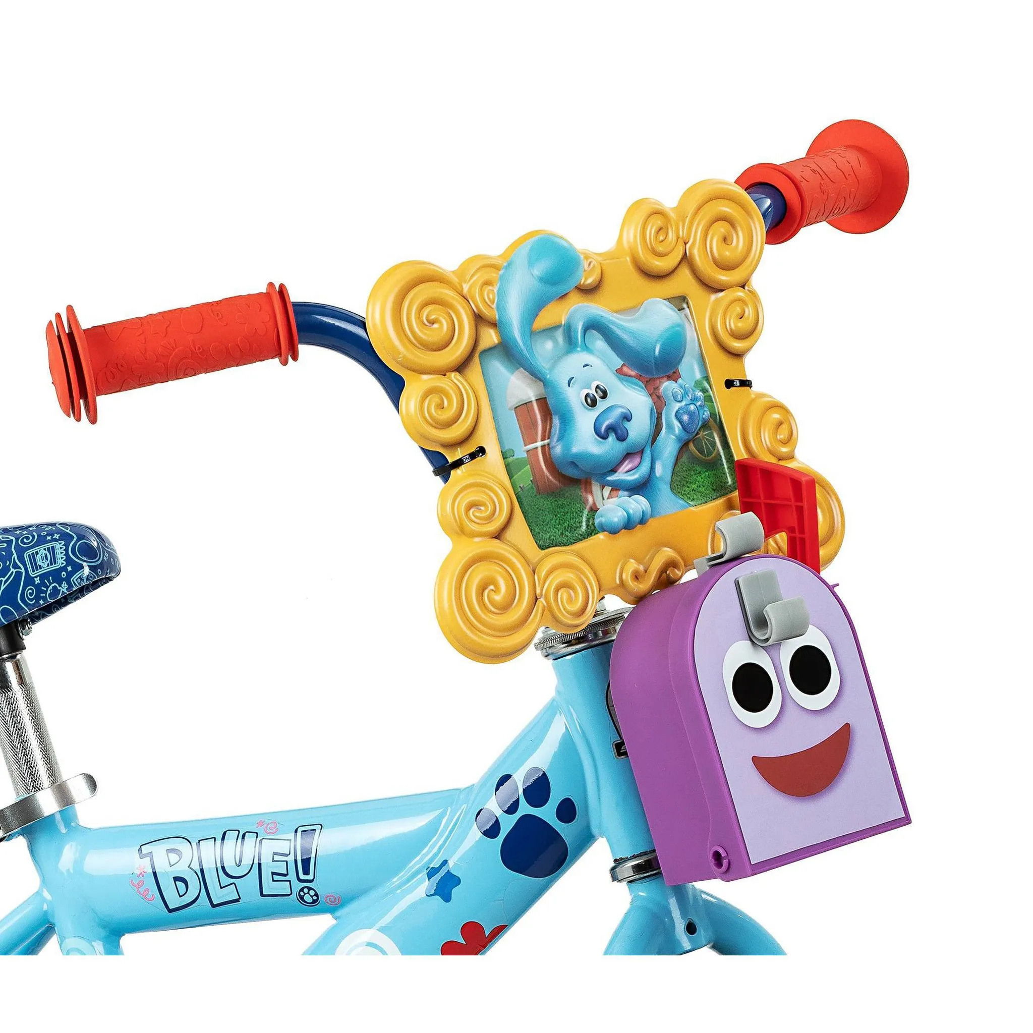 Blue's Clues & You! Kids Bike w/ Removable Training Wheels - Blue - Image 4